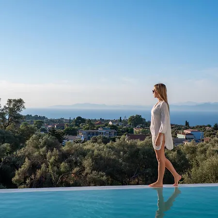 Villa Capo Lefkada 97 - Sea View - Two Private Pools *